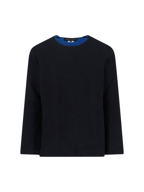 Wool-Blend Crewneck Sweater for Men