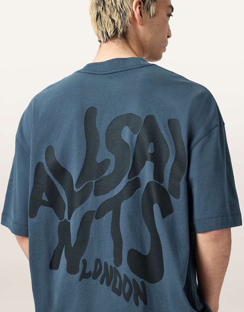 Orlando crew neck t-shirt in blue