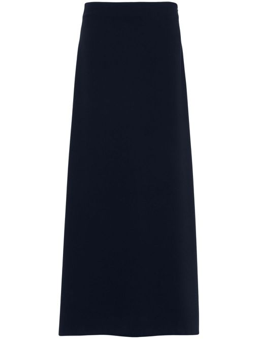 A-line midi skirt - Blue