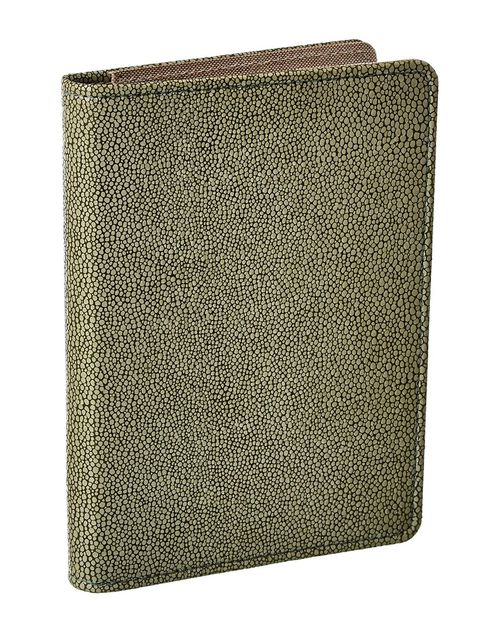 7 Refillable Notebook Green Shagreen