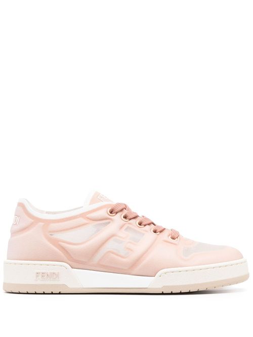 Logo embossed sneakers - Pink