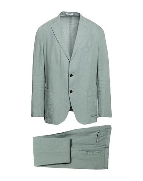 Man Suit Sage green Size 42 Linen