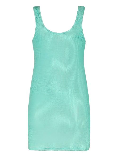 Ribbed tank dress - Green