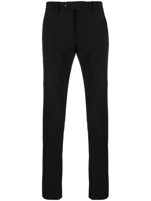 Slim-cut cotton chinos - Black