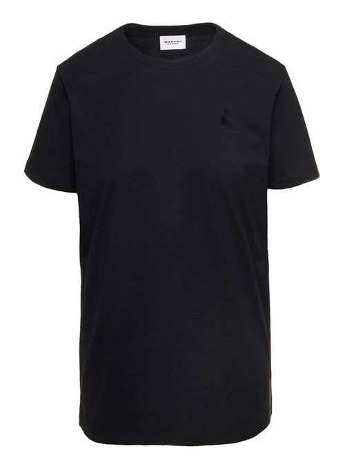 Black Logo Crewneck T-Shirt