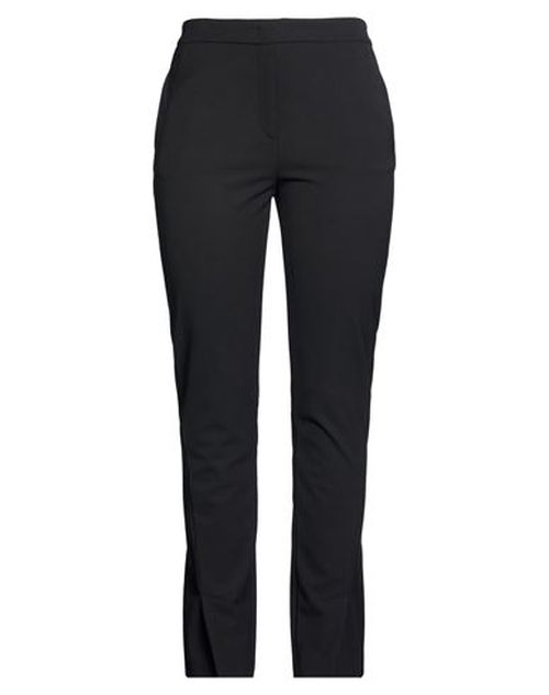 Woman Pants Black Size 10 Virgin Wool, Polyamide, Elastane