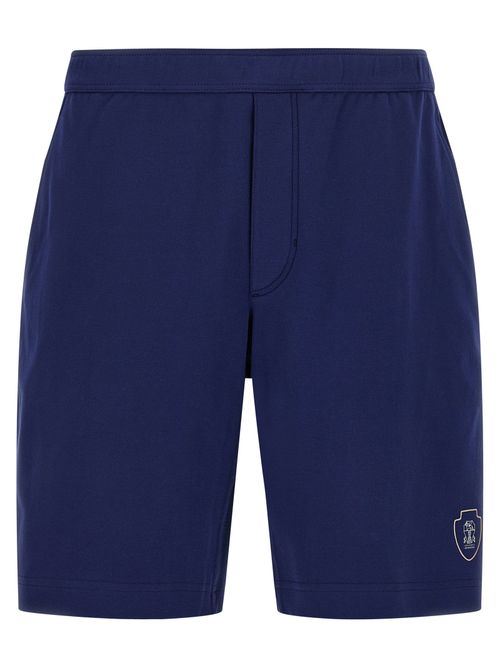Interlock Cotton Bermuda Shorts