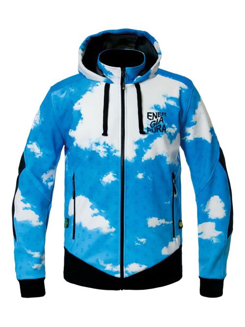 ENERGIA PURA cloud-print performance jacket - Blue