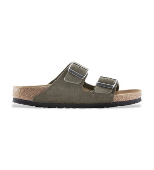 Birkenstock for woman. 1025047 Leather Sandals Arizona Leve green (39), Flat, None, Casual