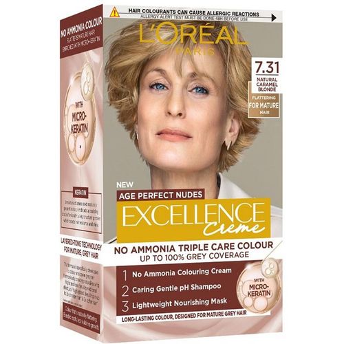 L'Oreal Paris Excellence Age Perfect Nudes 7.31 Natural Caramel Blonde