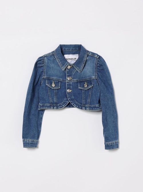 Coat Kids color Blue