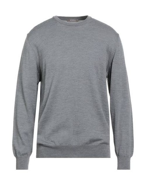 Man Sweater Grey Size 44 Merino Wool