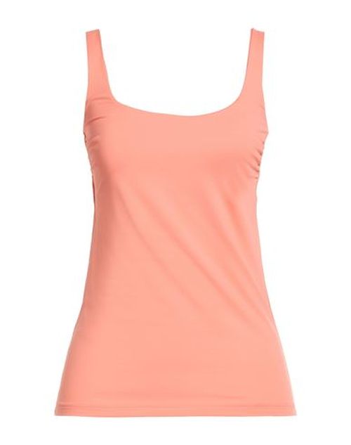 Woman Tank top Salmon pink Size L Polyamide, Elastane