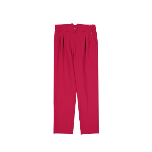 Wool-Blend Trousers — Red