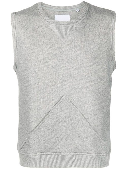 The Gustavus sleeveless jumper - Grey