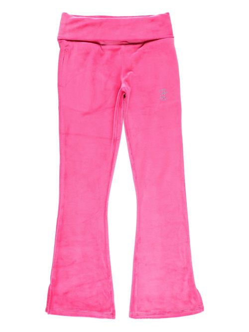 Logo-studded track pants - Pink