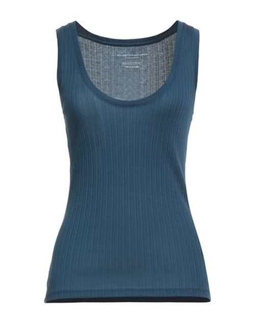 Woman Tank top Navy Size 1 Organic cotton, Modal