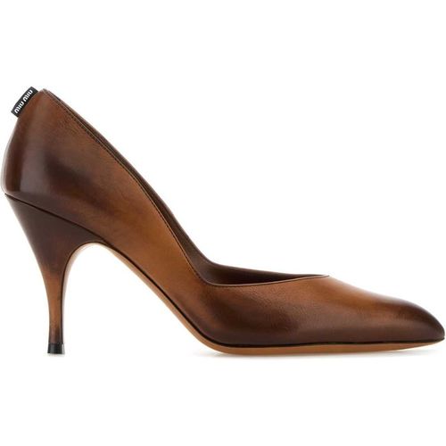 Miu Miu Caramel Leather Pump