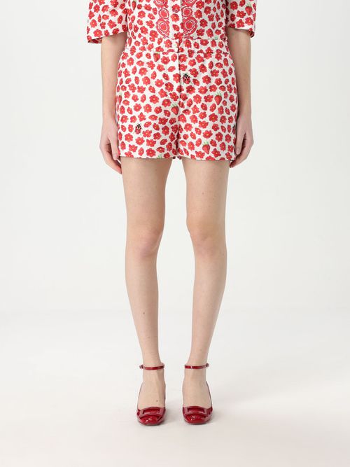 Short Woman color Red