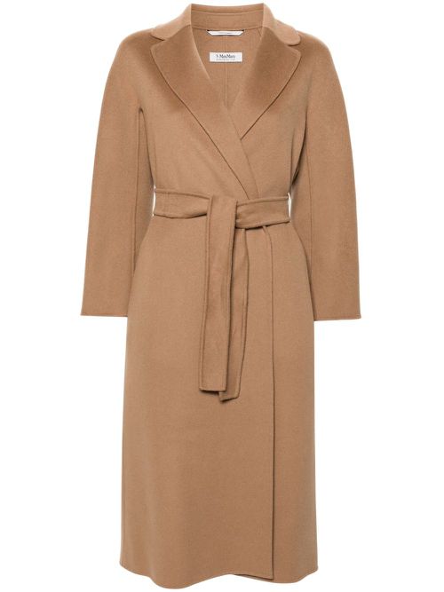Esturia wool belted coat - Brown