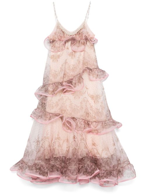 Crush maxi dress - Pink