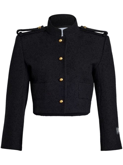 Cropped jacket - Black