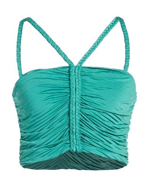 Woman Top Emerald green Size ONESIZE PES, Elastane