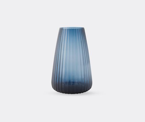 'dim Stripe' Vase, Extra Large, Blue