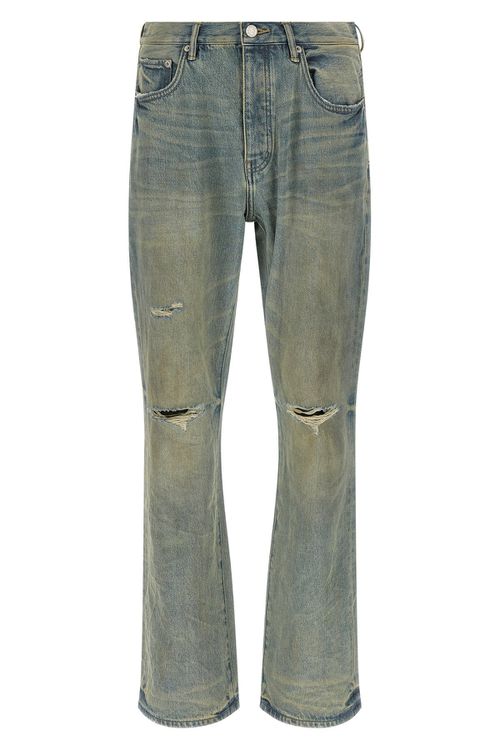 'P026 Dirty Fade Rip Boot' Jeans