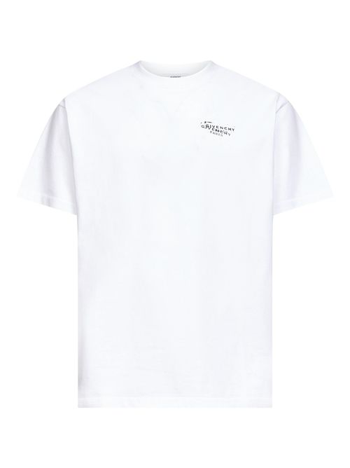 Logo Stamp Print T-Shirt — White