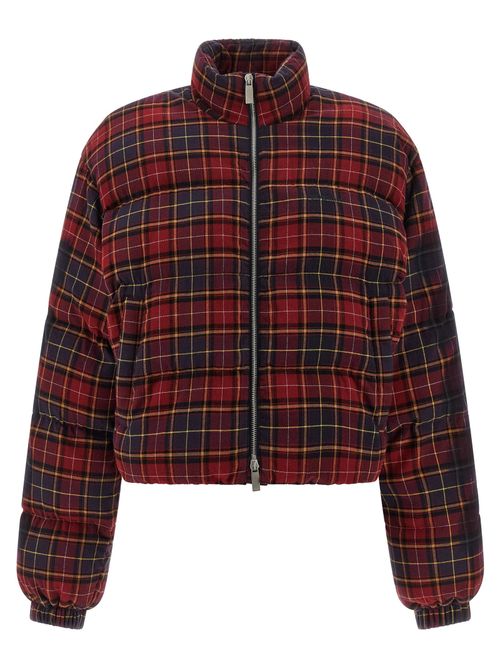 Check Flan Arrow Spray Down Jacket