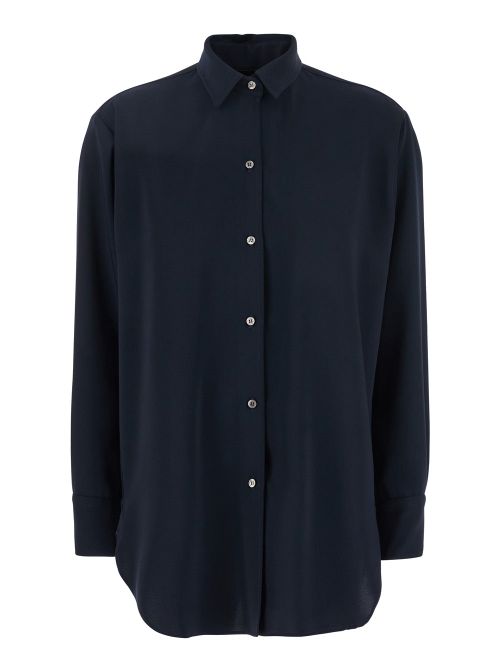 Classic Collar Shirt — Navy