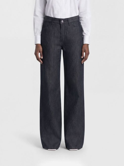 Pants Woman color Blue