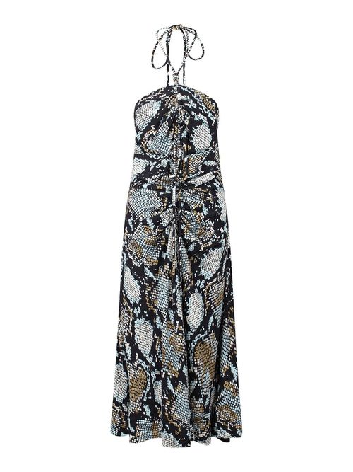 Midi dress with print