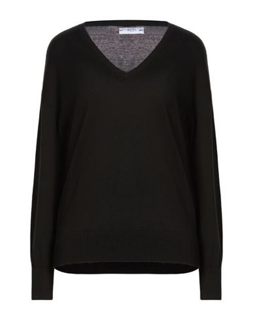 Woman Sweater Black Size L Organic cotton, Tencel Lyocell