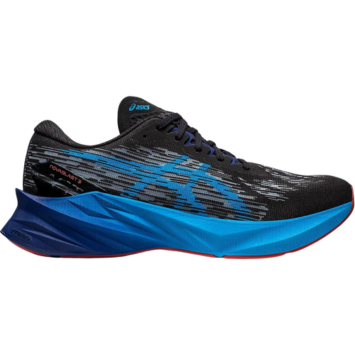 Asics Novablast 3 Running Shoes for Men - Black/Island Blue