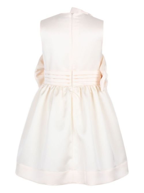 Bow-detailing dress - Neutrals