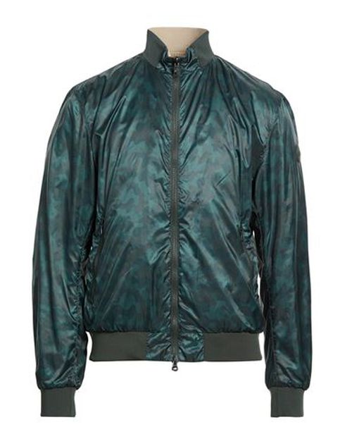 Man Jacket Dark green Size 40 Polyester