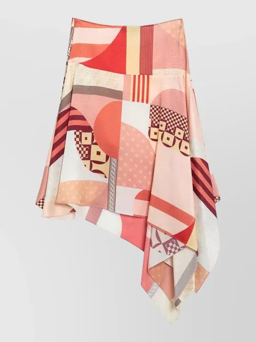 Fendi - asymmetric draped skirt