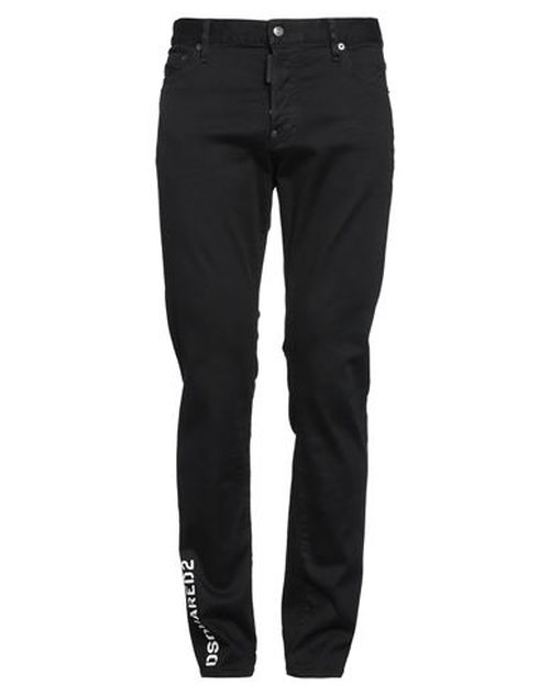 Dsquared2 Man Jeans Black Size 28 Cotton, Polyester, Elastane