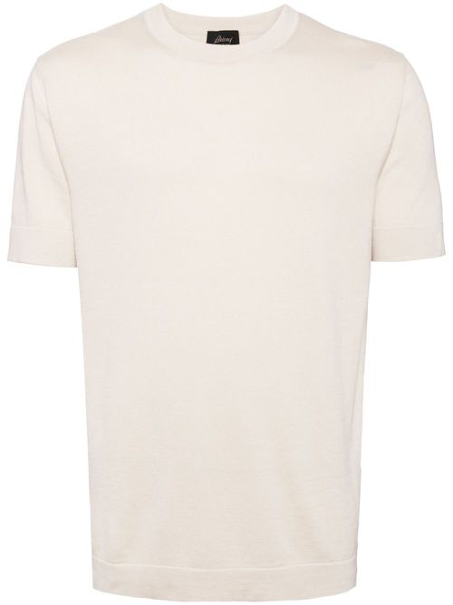 Crew-neck T-shirt - Brown