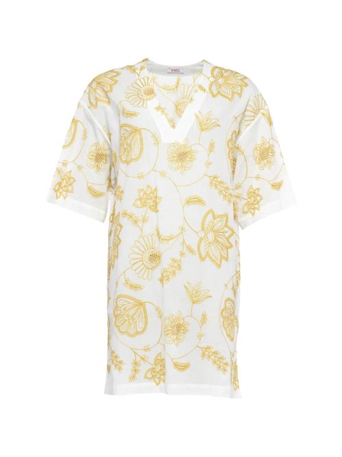 Floral Print Dress — White