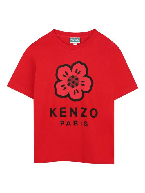 Boke Flower T-shirt - Red