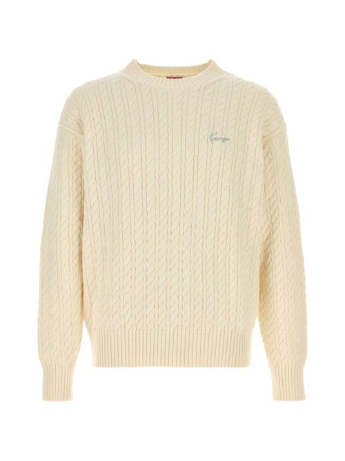 Men's Off-White Knit Jumper