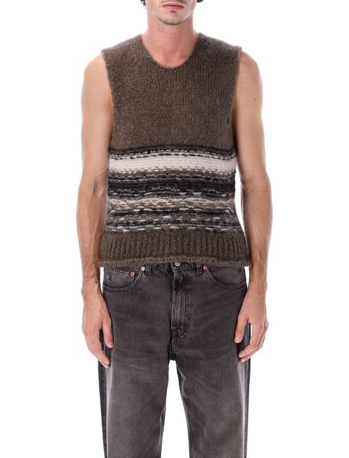 Sleeveless Knit Tank Top - Size 50