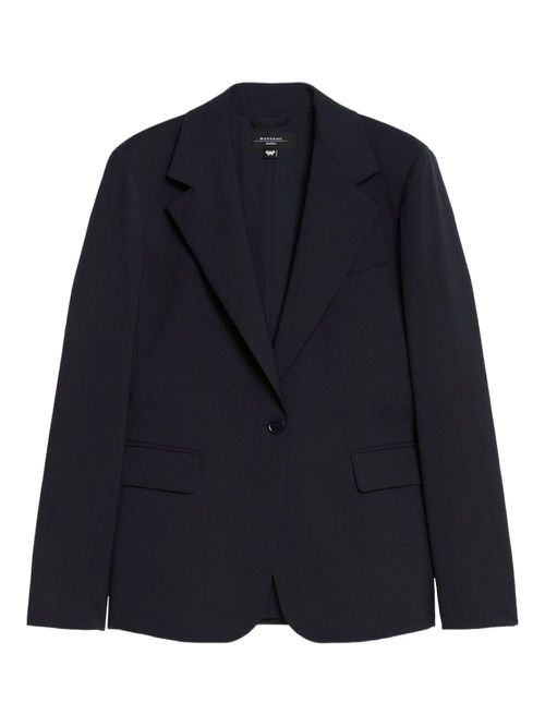 Single-breasted blazer - Blue
