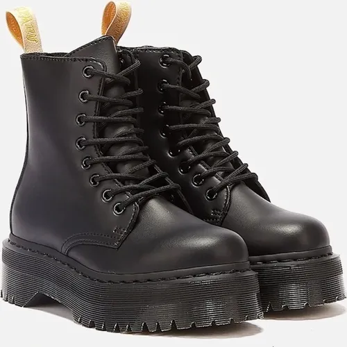 Women's Dr. Martens Jadon II Vegan Womens Black Mono Boots - Size: 3