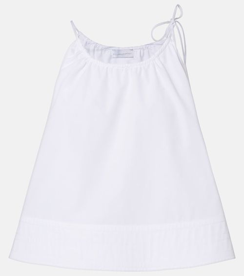 Cotton poplin tank top