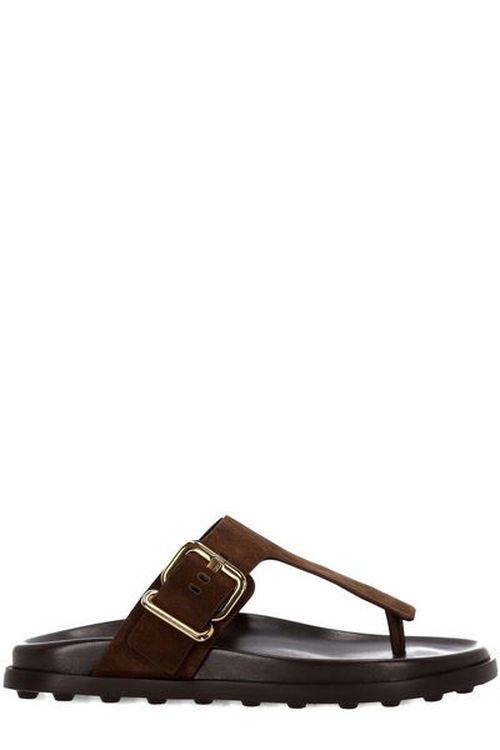 Tod's Buckle Detailed Thong Sandals
