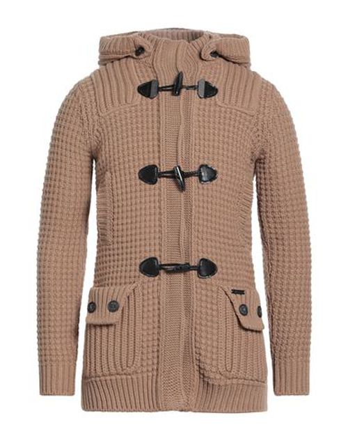 Man Coat Camel Size XL Wool, Polyamide